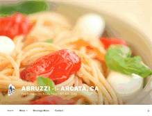 Tablet Screenshot of abruzziarcata.com